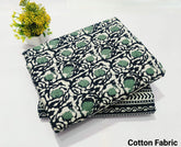 Premium Hand Block Printed Cotton Suit Top And Bottom Set (BFTB78)